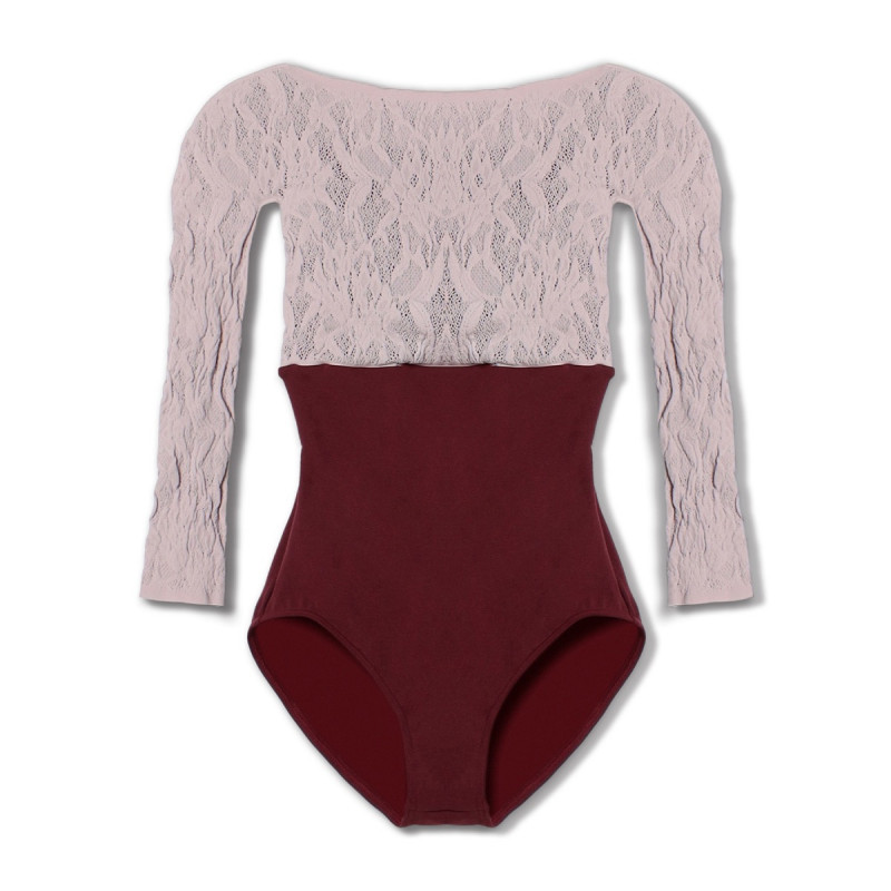 ノーソイングニット】7分袖レオタード 商品ページ | チャコット