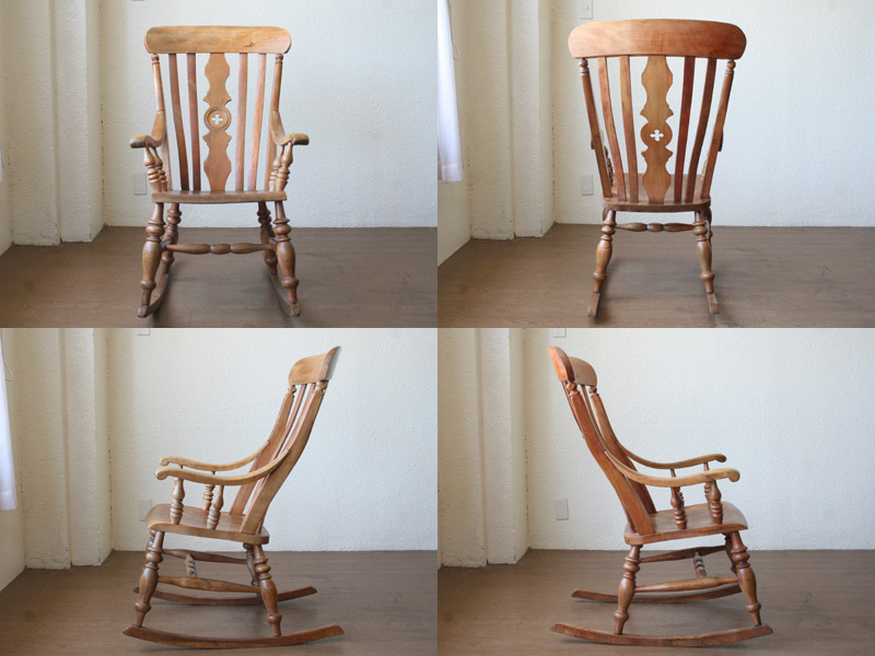 オークロッキングチェア｜アンティーク家具・照明の専門店｜デニム