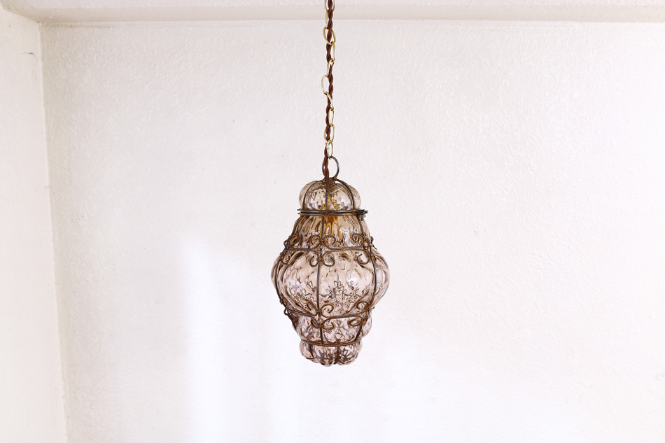 ムラーノガラス ペンダントホールランプ｜アンティーク家具・照明の