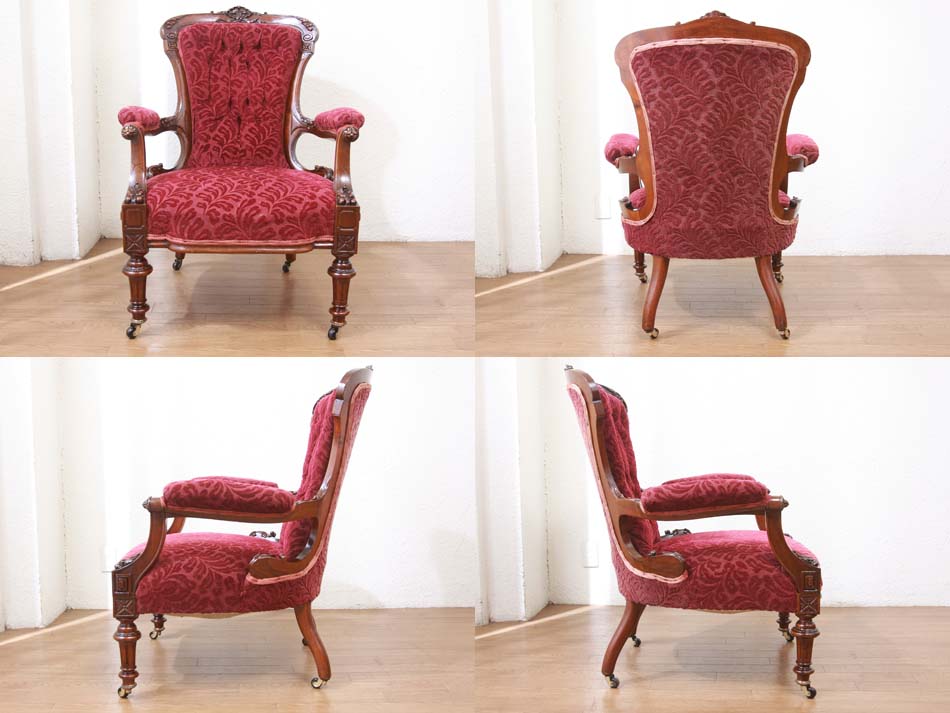 トップクオリティ ミッドヴィクトリアン ジェントルマンズチェア