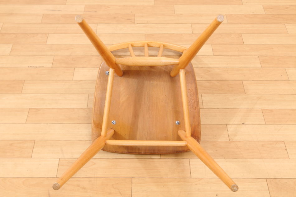 アーコールERCOL No391 オールパーパスウィンザーチェア4脚セット