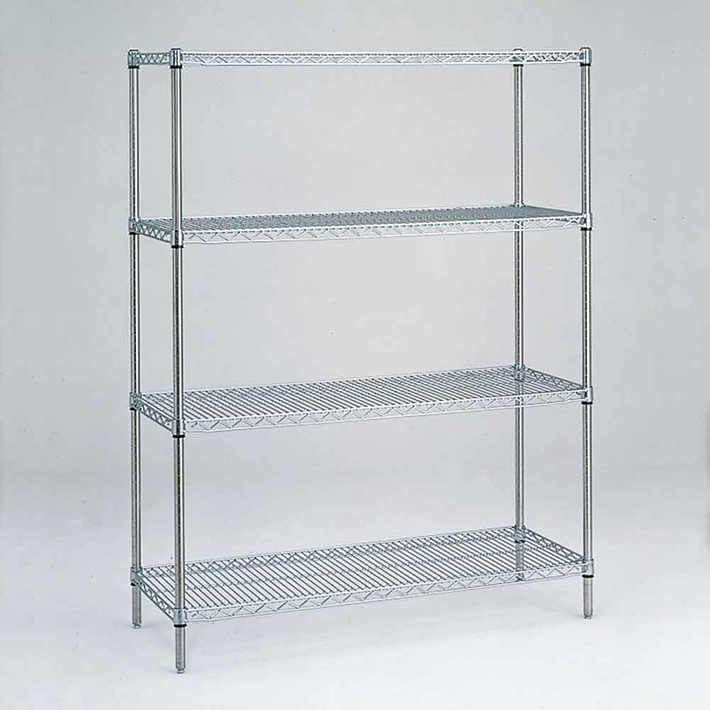 エレクターシェルフ スーパーシリーズ ワイヤーシェルフ W605×D460