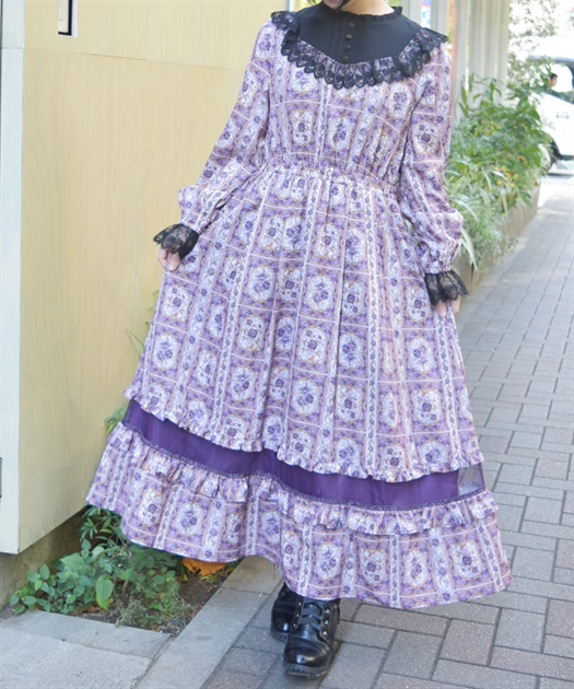 ローズ・ステンドグラスワンピース | axes femme online shop