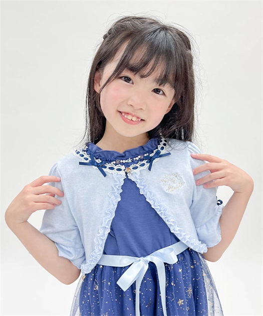 kidsお星さま刺繍リボンボレロ | axes femme online shop -outlet-