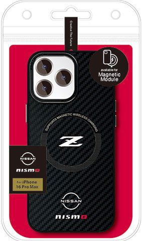 Z nismo iPhone16 Pro Max用 MagSafe対応 スリムカーボン 背面ケース