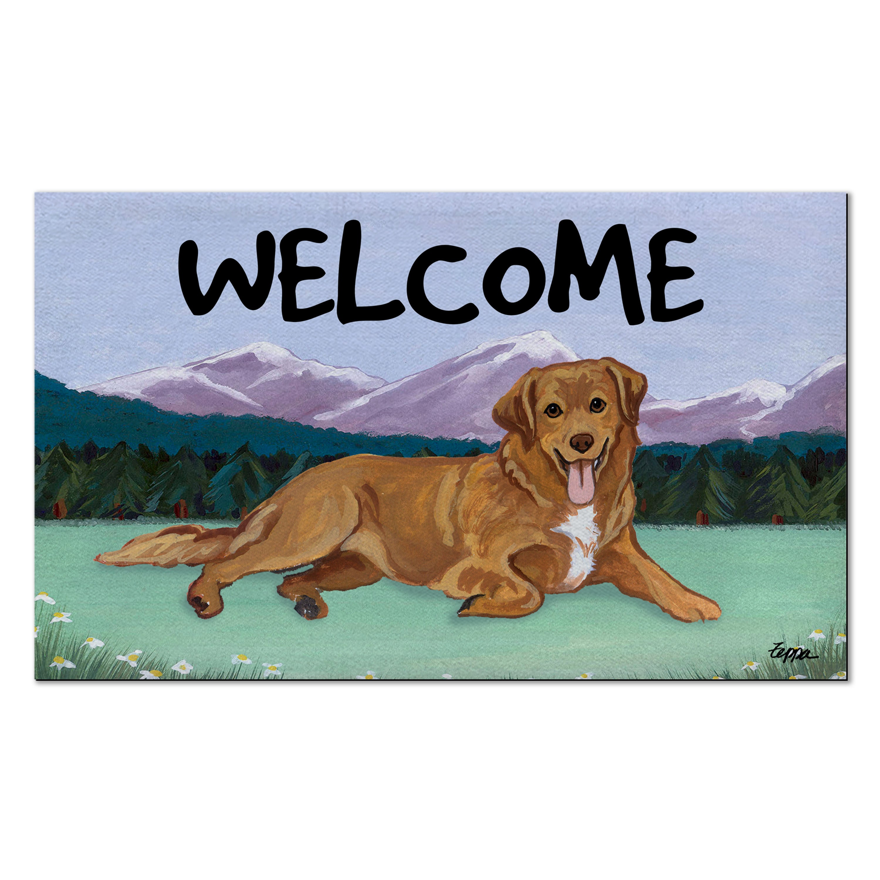Nova Scotia Duck Tolling Retriever Welcome Mat | AKC Shop