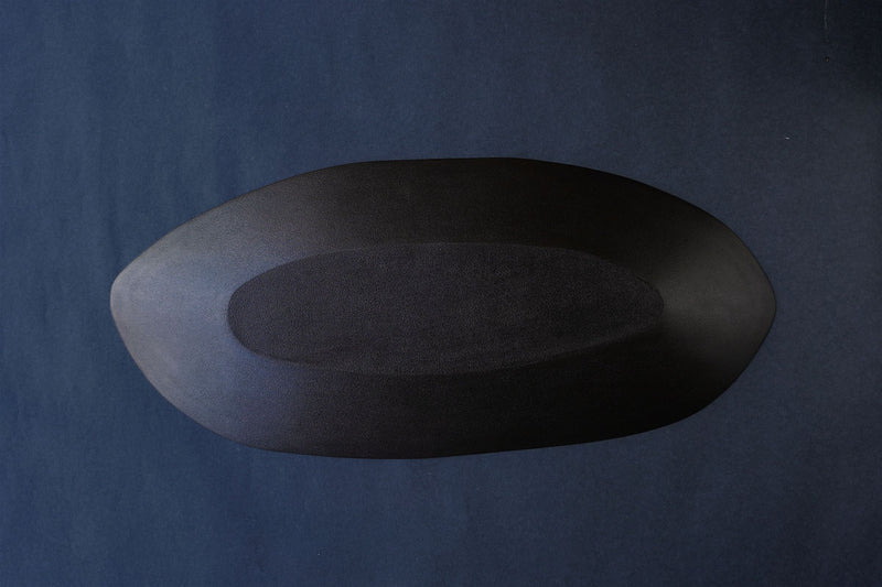 赤木明登 石丸皿 特大 A 古銀 – 雨晴/AMAHARE