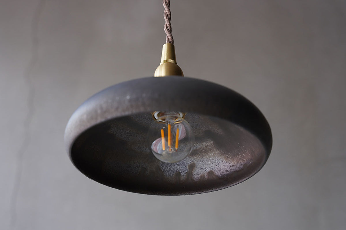 ○23-FA21 船串篤司 ペンダントライト 黒 B – 雨晴/AMAHARE