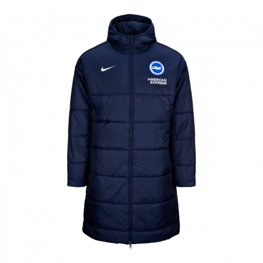 BHAFC 24/25 Navy Nike Bench Coat