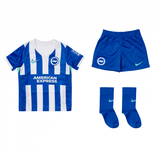 Brighton & Hove Albion 25/26 Kids Home Kit | Official BHAFC Store
