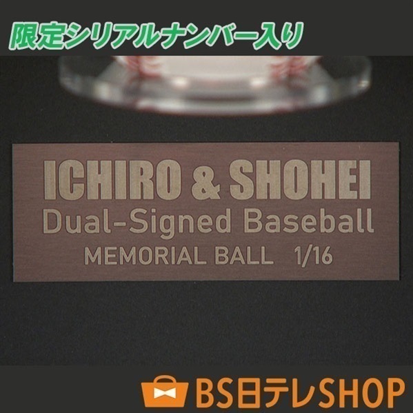 世界限定16セット「イチロー」×「大谷翔平」直筆サイン入りWBC