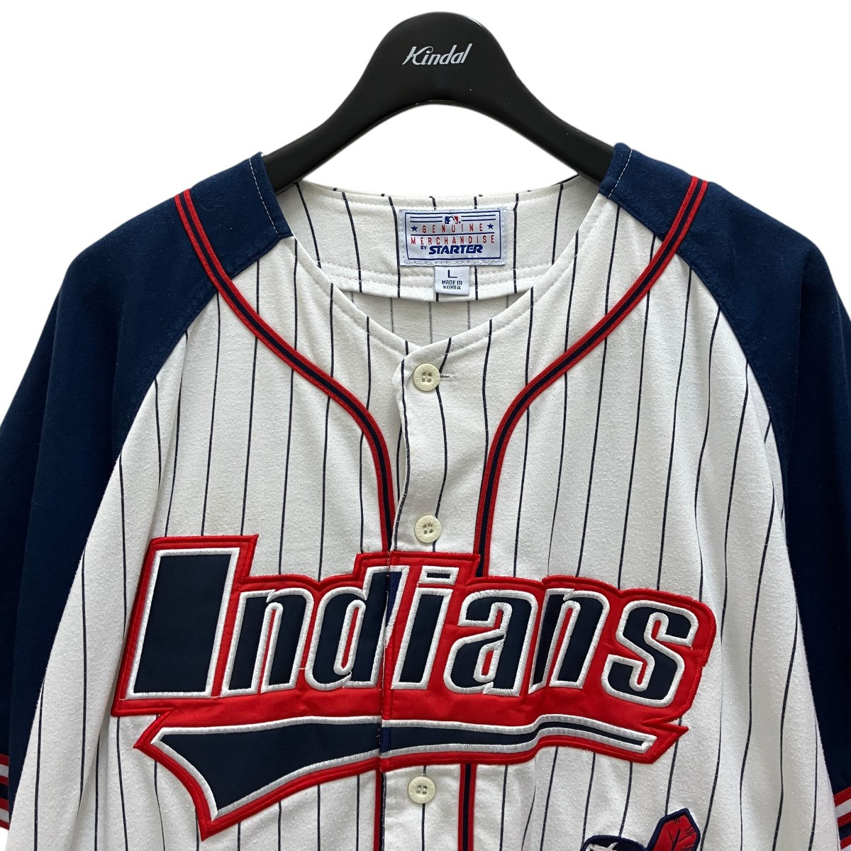 STARTER(スターター) 90s vintageベースボールシャツ ネイビー サイズ