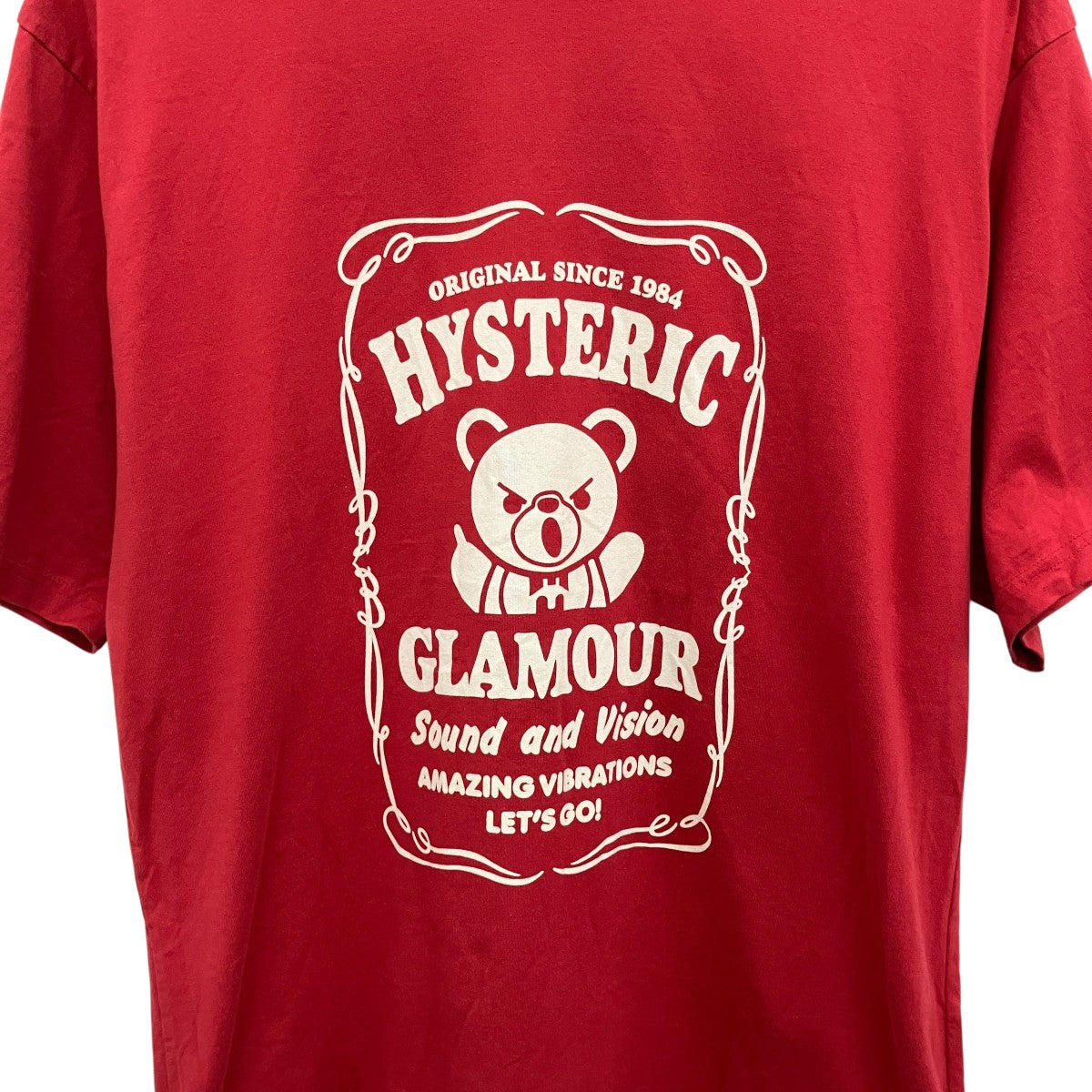 Hysteric Glamour(ヒステリックグラマー) BEAR LABELTシャツ02221CT01