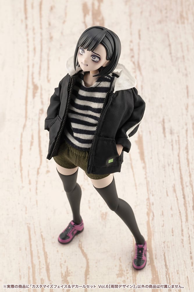 カスタマイズフェイス＆デカールセット Vol.6【雨間デザイン】(Vol.6