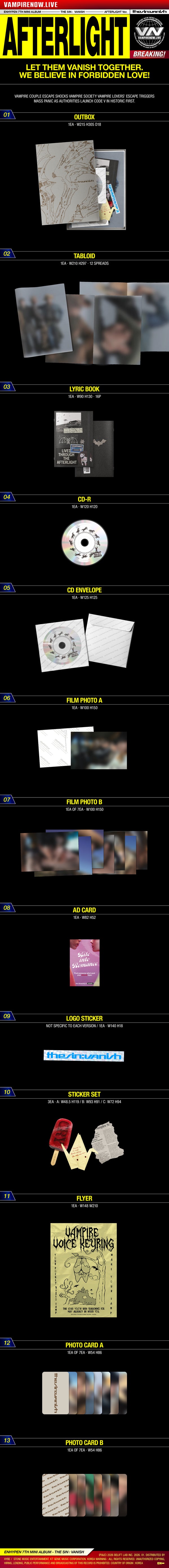 ENHYPEN - THE SIN : VANISH [SIGNED] – Kpop Nara