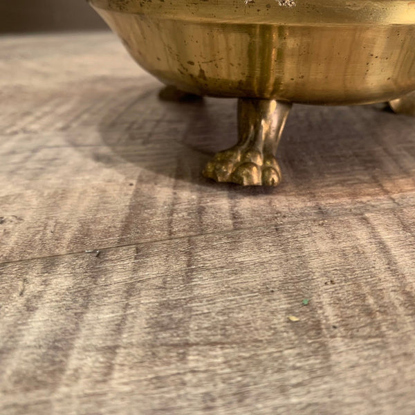 プランター フラワーベース コッパーポット 真鍮製 ヴィンテージ