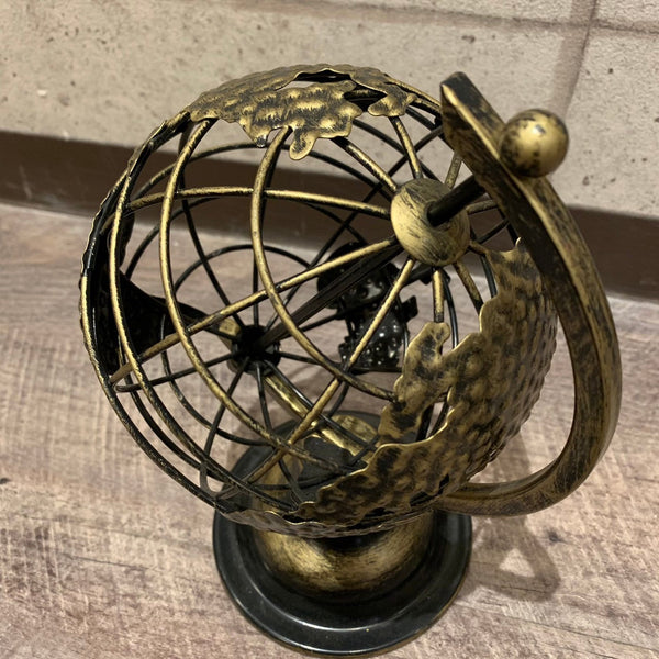 地球儀 グローブ オブジェ 置物 アイアン ヴィンテージ アンティーク