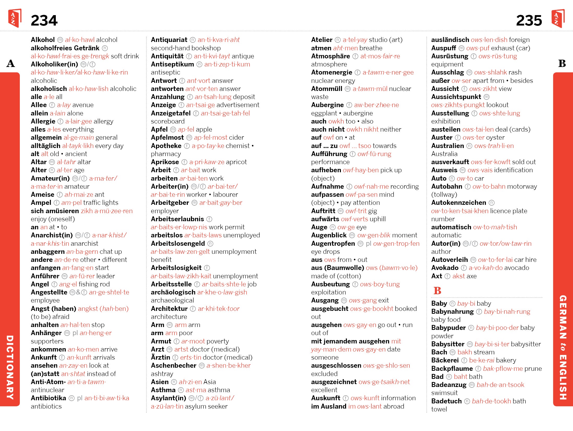 German Phrasebook & Dictionary - Book