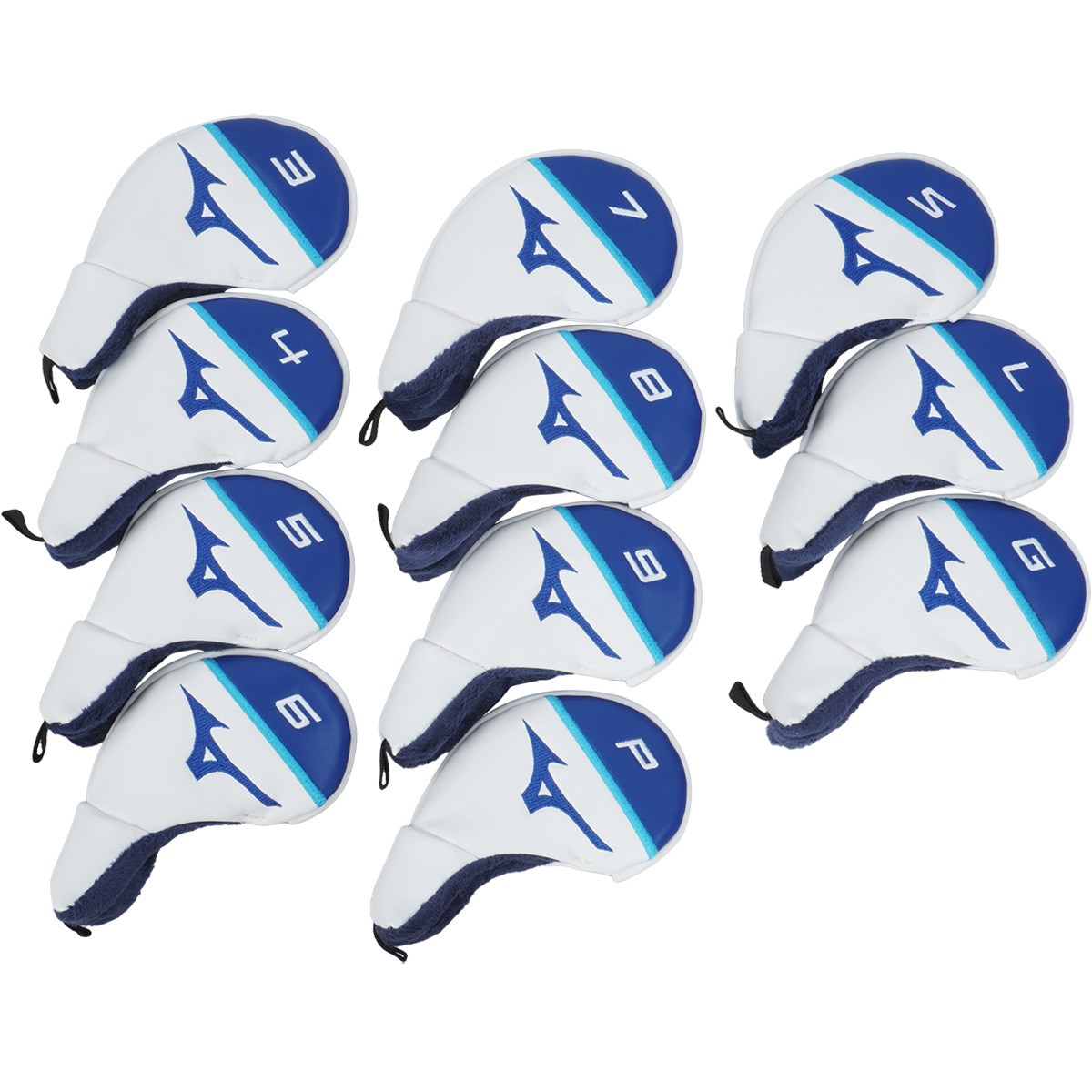 dショッピング |ミズノ MIZUNO Tour アイアンカバー 11個セット