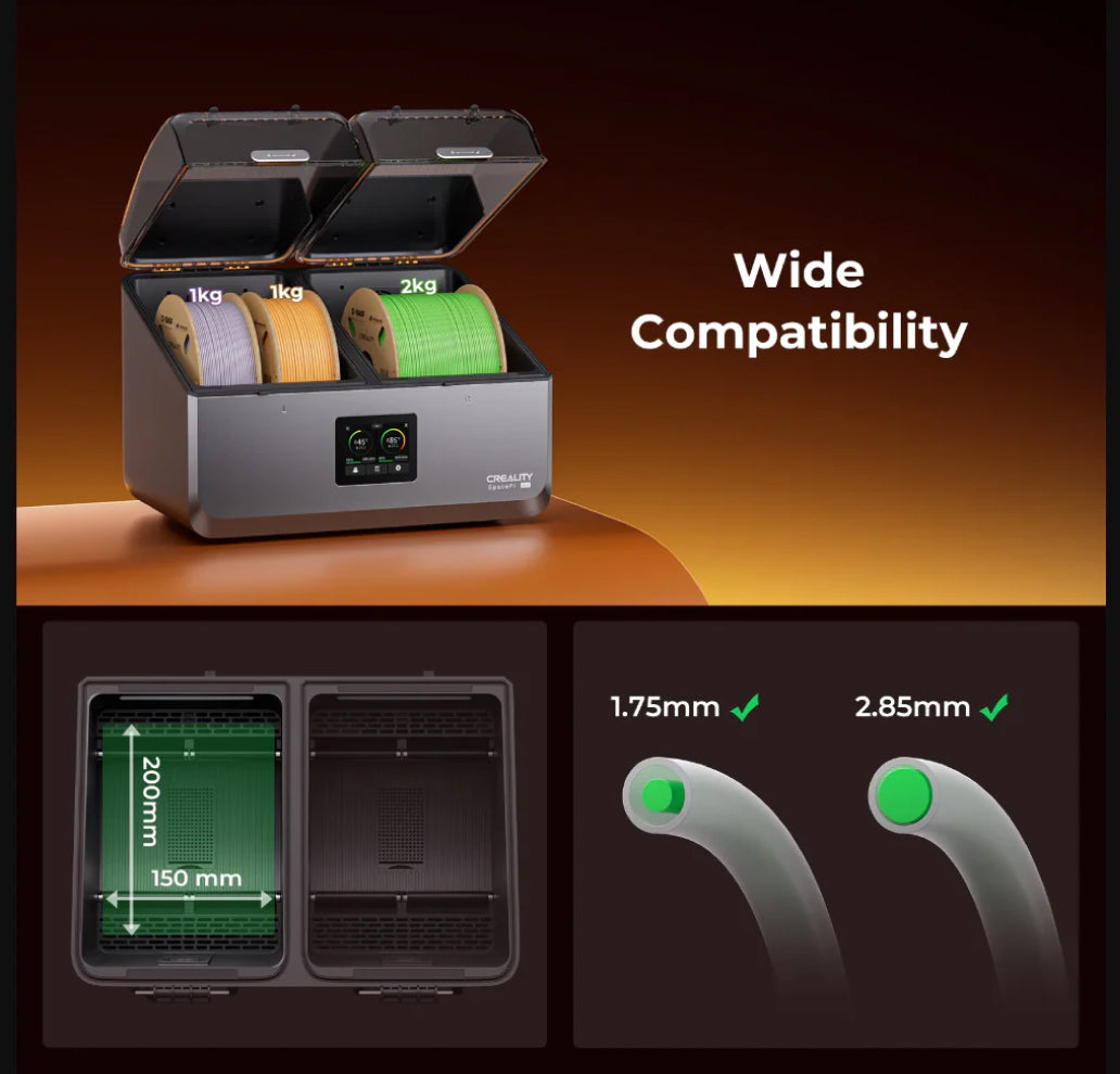 Creality Space Pi X4 Filament Dryer | 220V with US plug