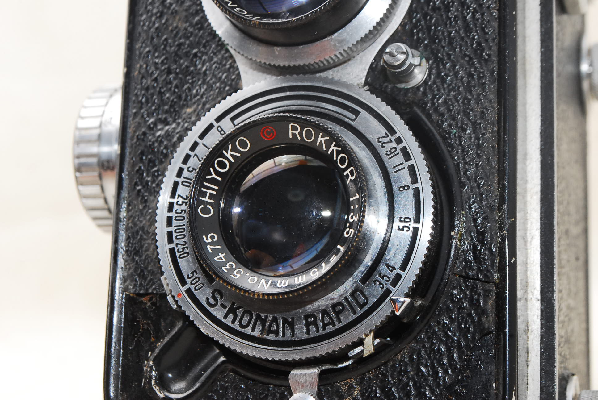 Minoltaflex II 6×6 TLR Film Camera Chiyoko Rokkor 75mm F3.5 Lens
