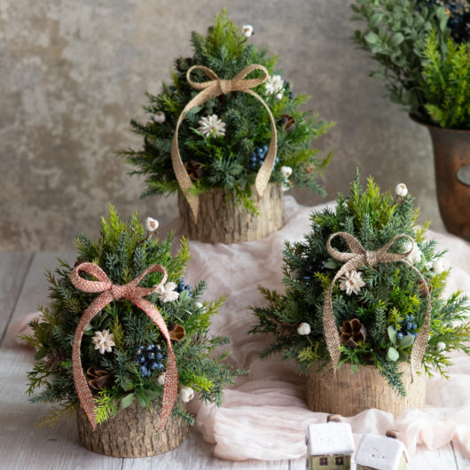 ミモザのナチュラル三日月リース - Style of Grace online shop