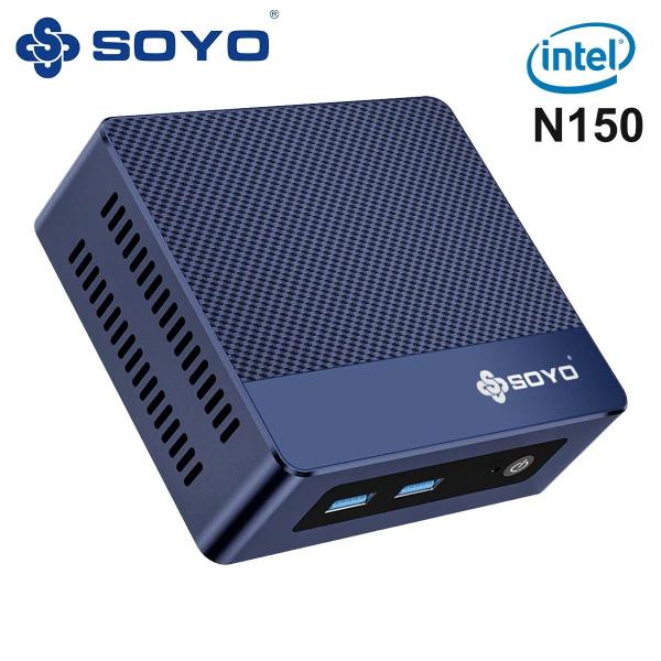SOYO M4 Plus Міні-ПК, Mini PC, Комп'ютер (Intel N150, DDR4 16GB