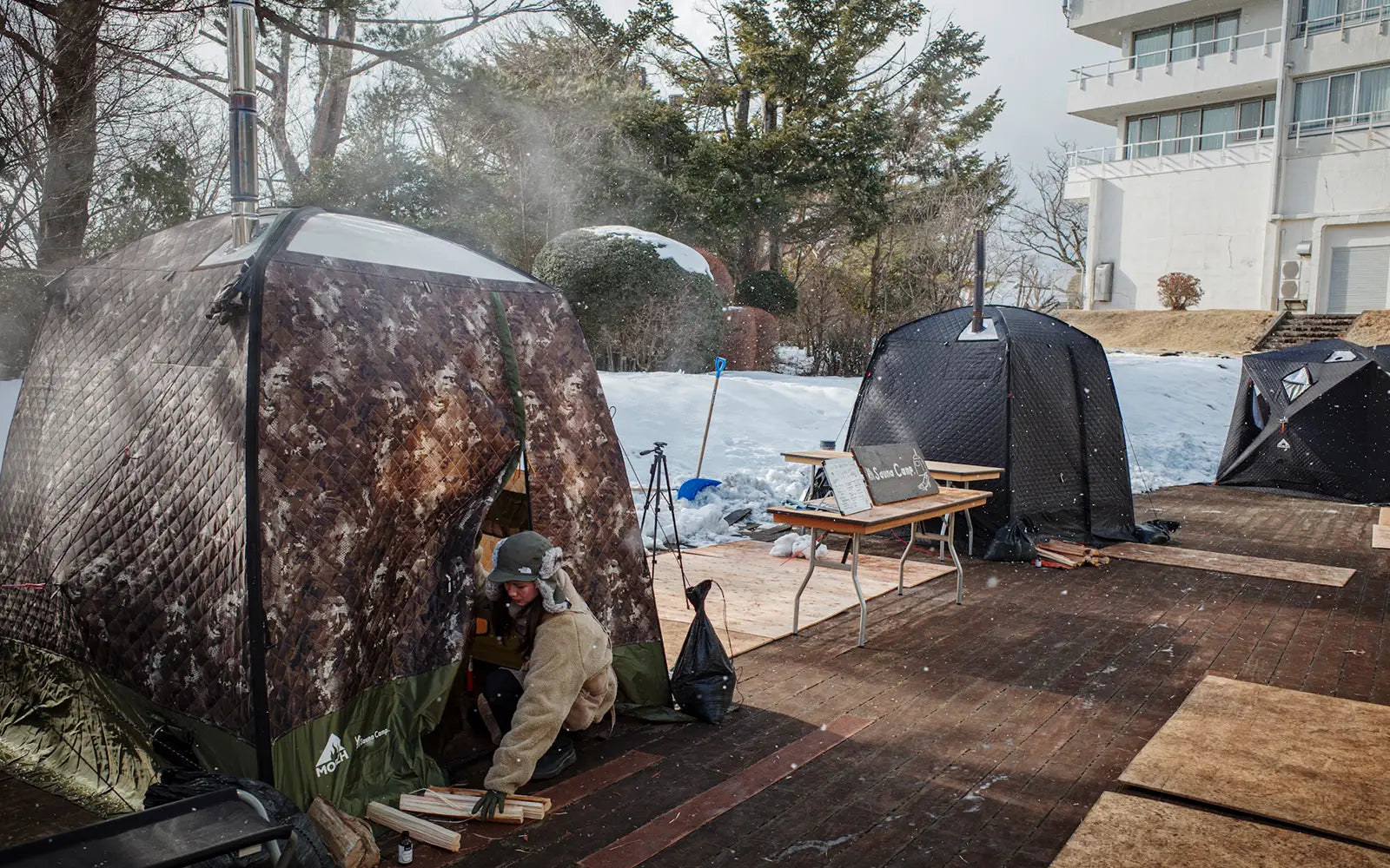 3層式テントサウナ MORZH SKY（モルジュ スカイ） – テントサウナ専門