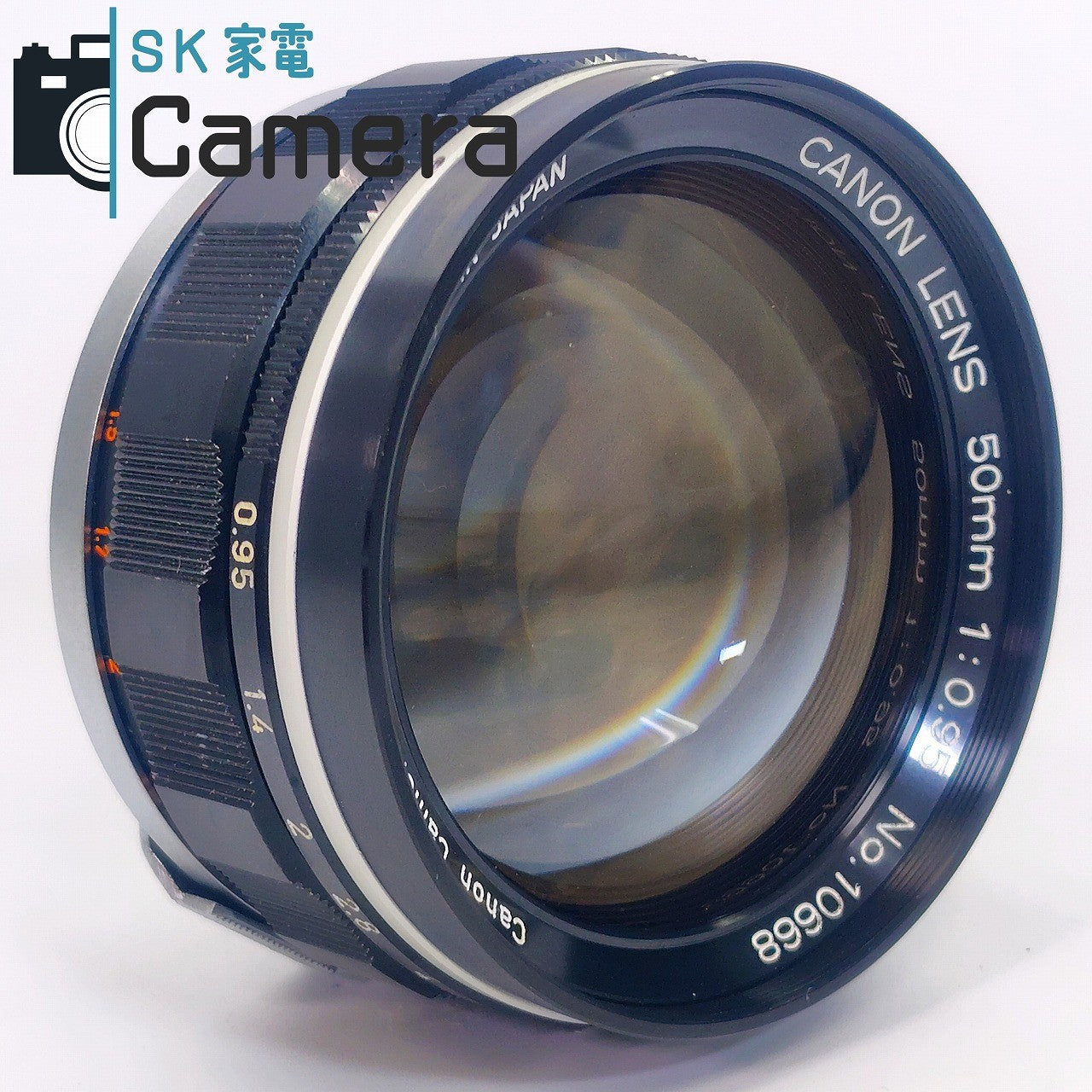 実用】 Canon LENS 50mm F0.95 キャノン 2022年清掃 ドリームレンズ