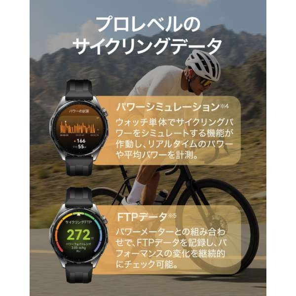 HUAWEI WATCH GT6 46mm Black ATM-B19-BK | スマート家電／IoTを進める