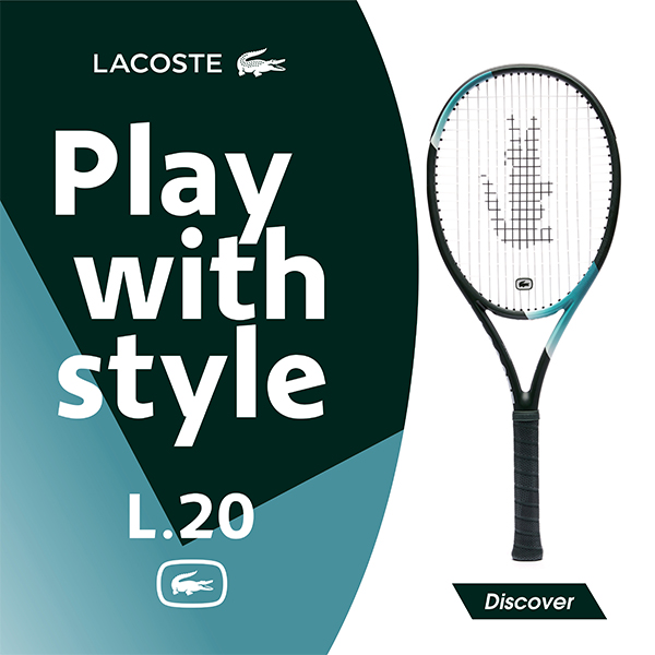 ラコステ ラケット ]L.20／Lacoste Racket／290g／ラコステ ラケット