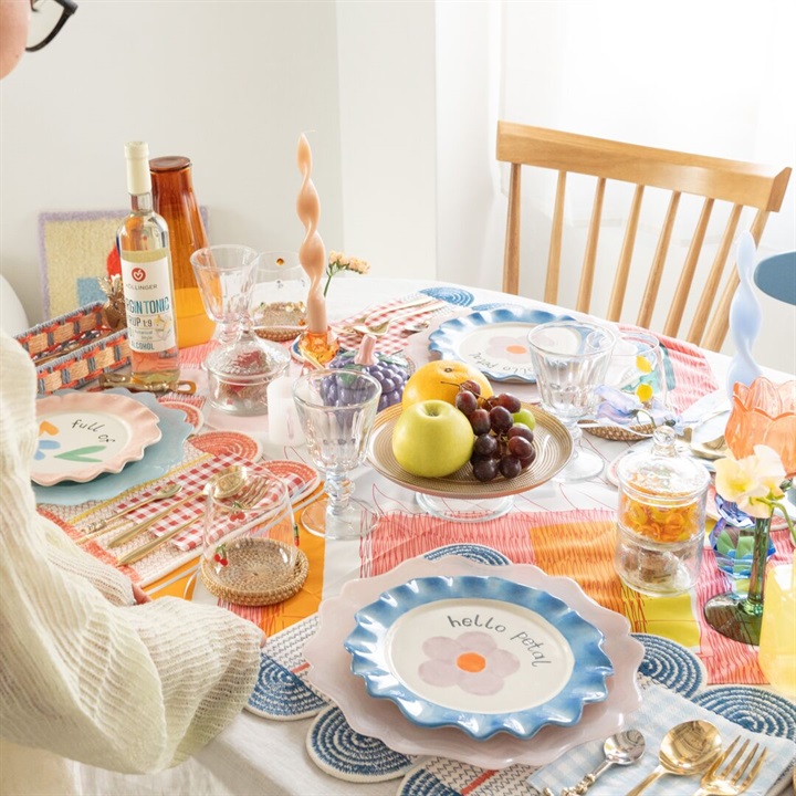 caroline gardner】ceramic plate プレート 21.5cm｜てんとてん