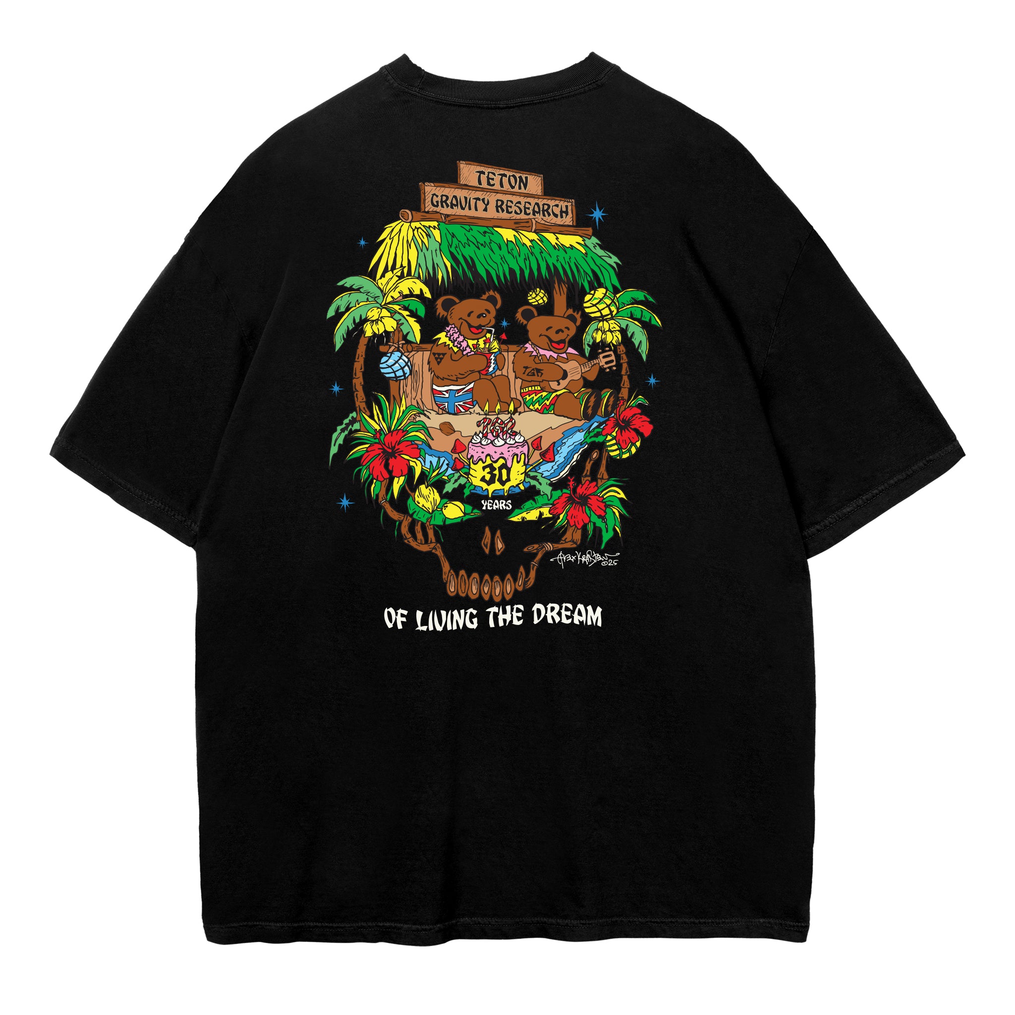 TGR x Grateful Dead 30 Years Tee by Alex Krastev – Teton Gravity