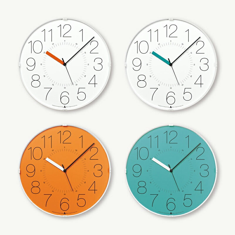 タカタレムノス 掛け時計 カーサ カラ クオーツ 電池式 ホワイト