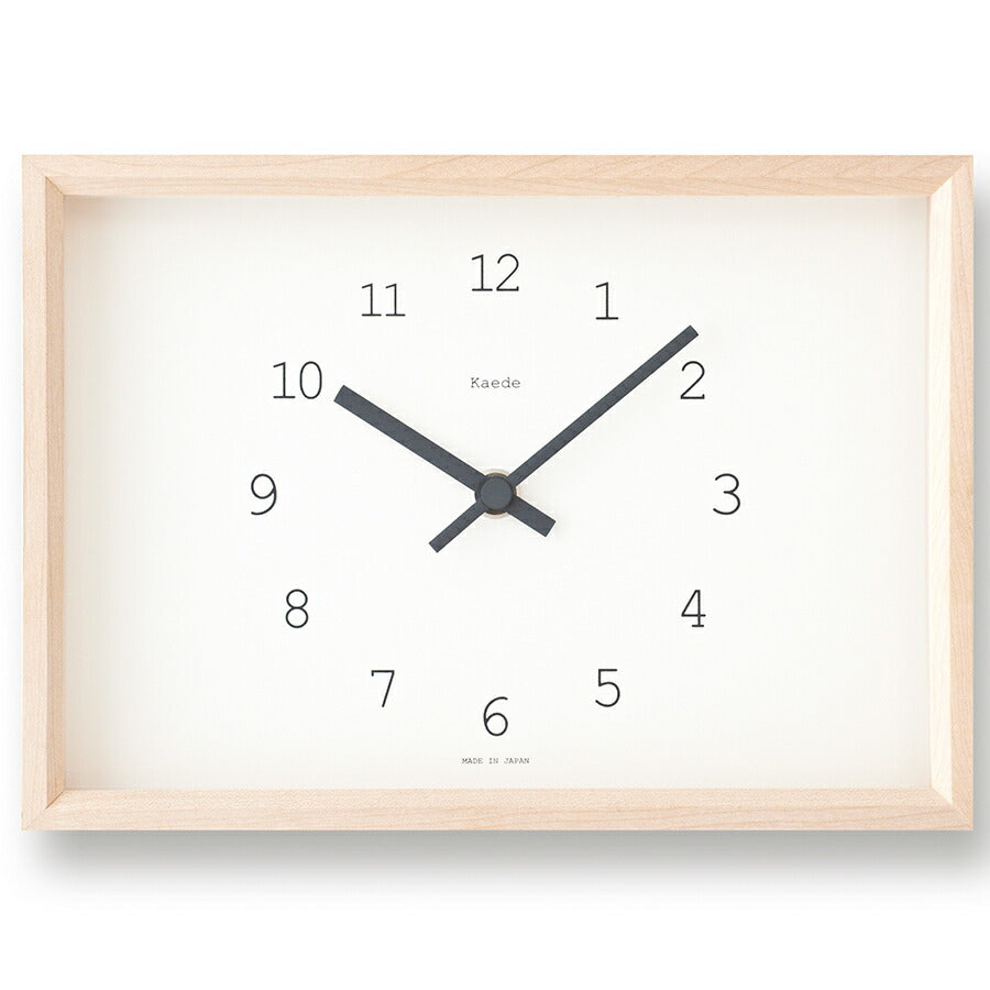 タカタレムノス 掛け時計 カーサ カエデ クオーツ 電池式 掛置兼用