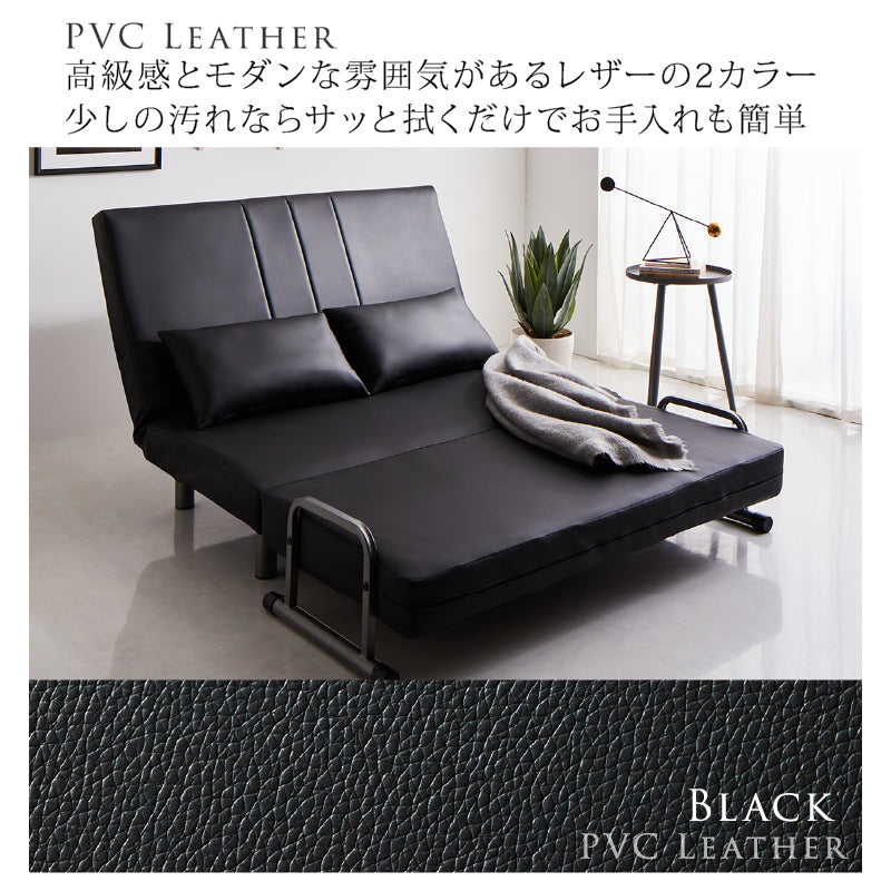 新・3WAY ハイバック ソファベッド モダンデザイン ROLLY型2