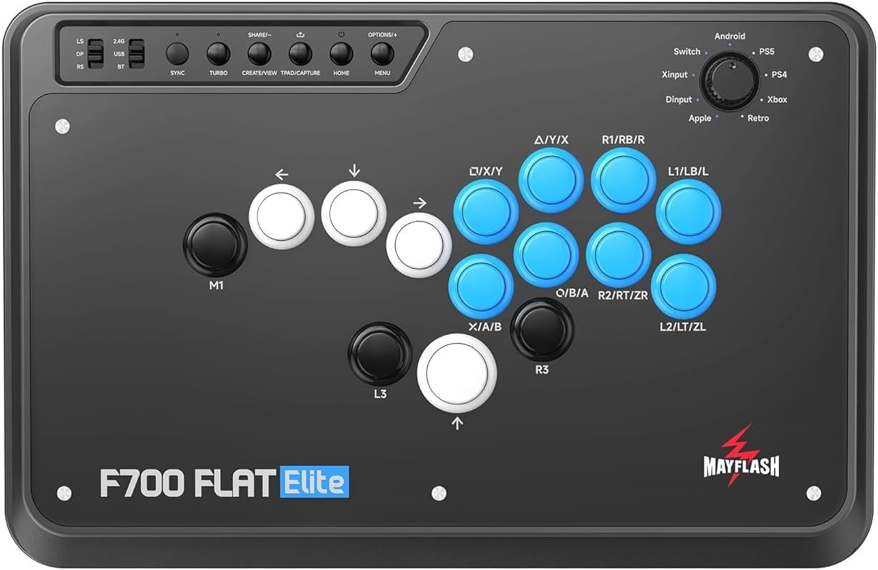 楽天市場】Mayflash F500 FLAT Elite 三和電子製ボタン採用 レバーレス
