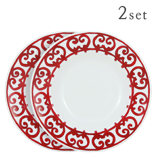 楽天市場】エルメス HERMES ディーププレート 22cm ペア 深皿 パスタ皿