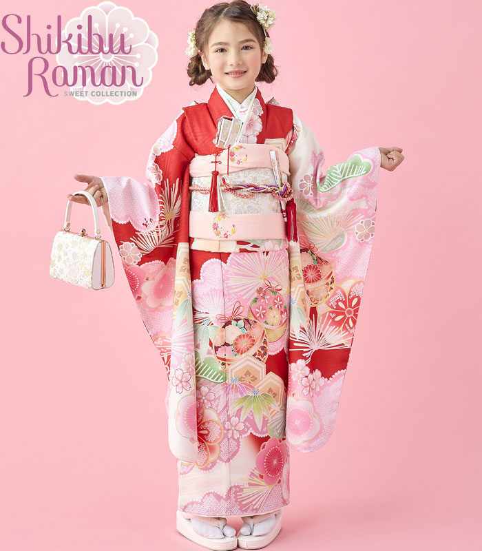 楽天市場】七五三 753 着物 7歳 女の子 四つ身着物 単品 式部浪漫