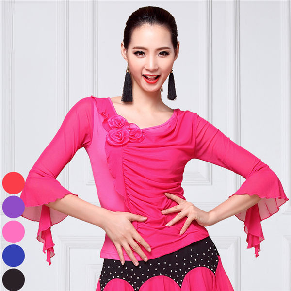 楽天市場】【サイズ有M/L/XL/2XL/3XL】 社交ダンス トップス 女性 社交