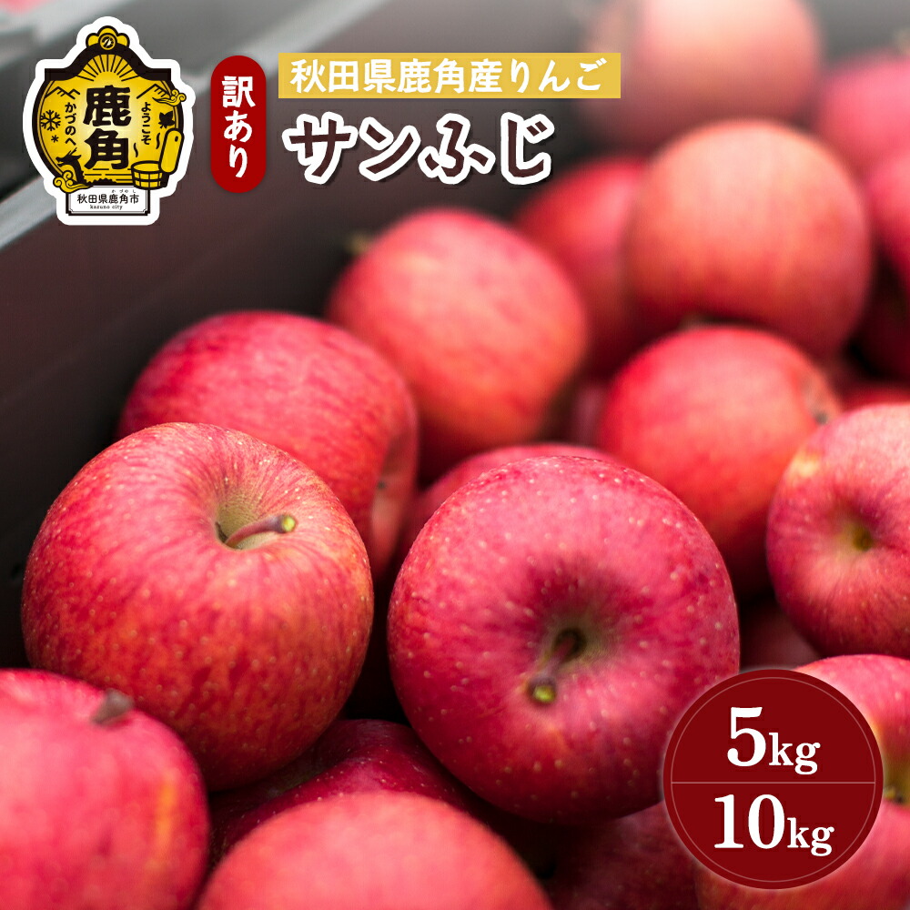 楽天市場】【ふるさと納税】 りんご 訳あり サンふじ 5kg 鹿角りんご