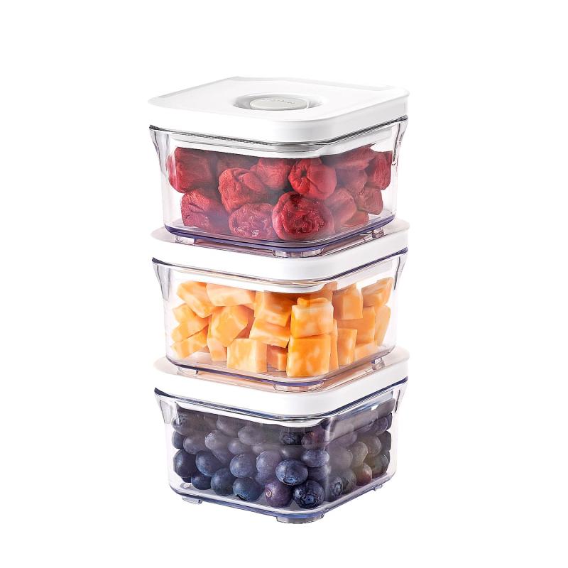 楽天市場】VAKUEN プレミアム真空保存容器 ショート 2個セット バルブ