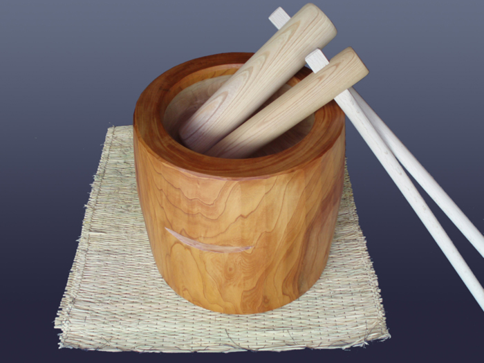 楽天市場】◎欅（ケヤキ）餅つき臼（うす） 尺3(φ39)臼・・・1．5升