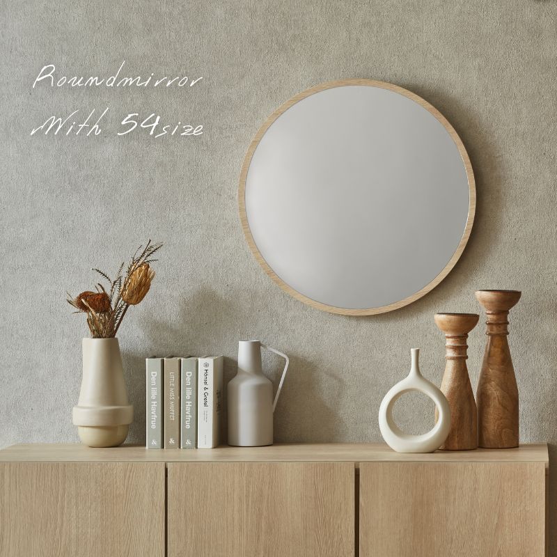 楽天市場】幅44 3色対応 ラウンドミラー ウォールミラー 壁掛けミラー