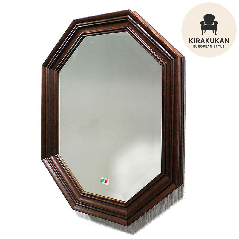 楽天市場】【スーパーセール期間限定価格】 鏡 壁掛け イタリア製 八角