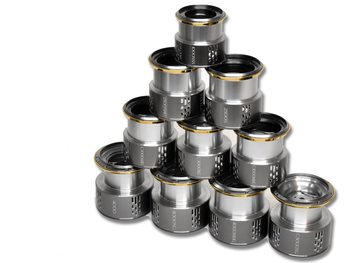 楽天市場】【シマノ純正】夢屋 18ステラ スプール(4000 PE1015, 4000