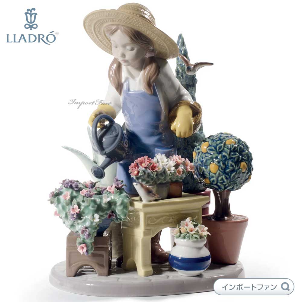 楽天市場】リヤドロ 春を告げる小鳥たち 少女 置物 01006106 LLADRO