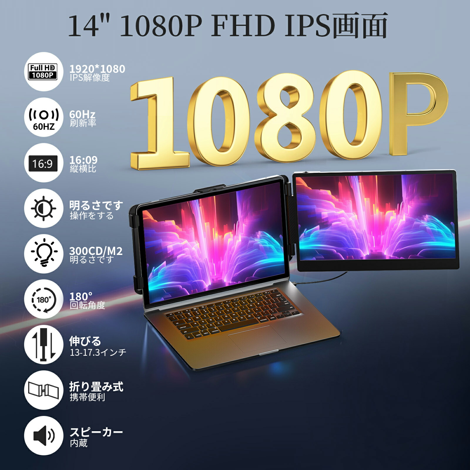 楽天市場】【SSサーチ限定 30％OFF】デュアルモニター モバイル