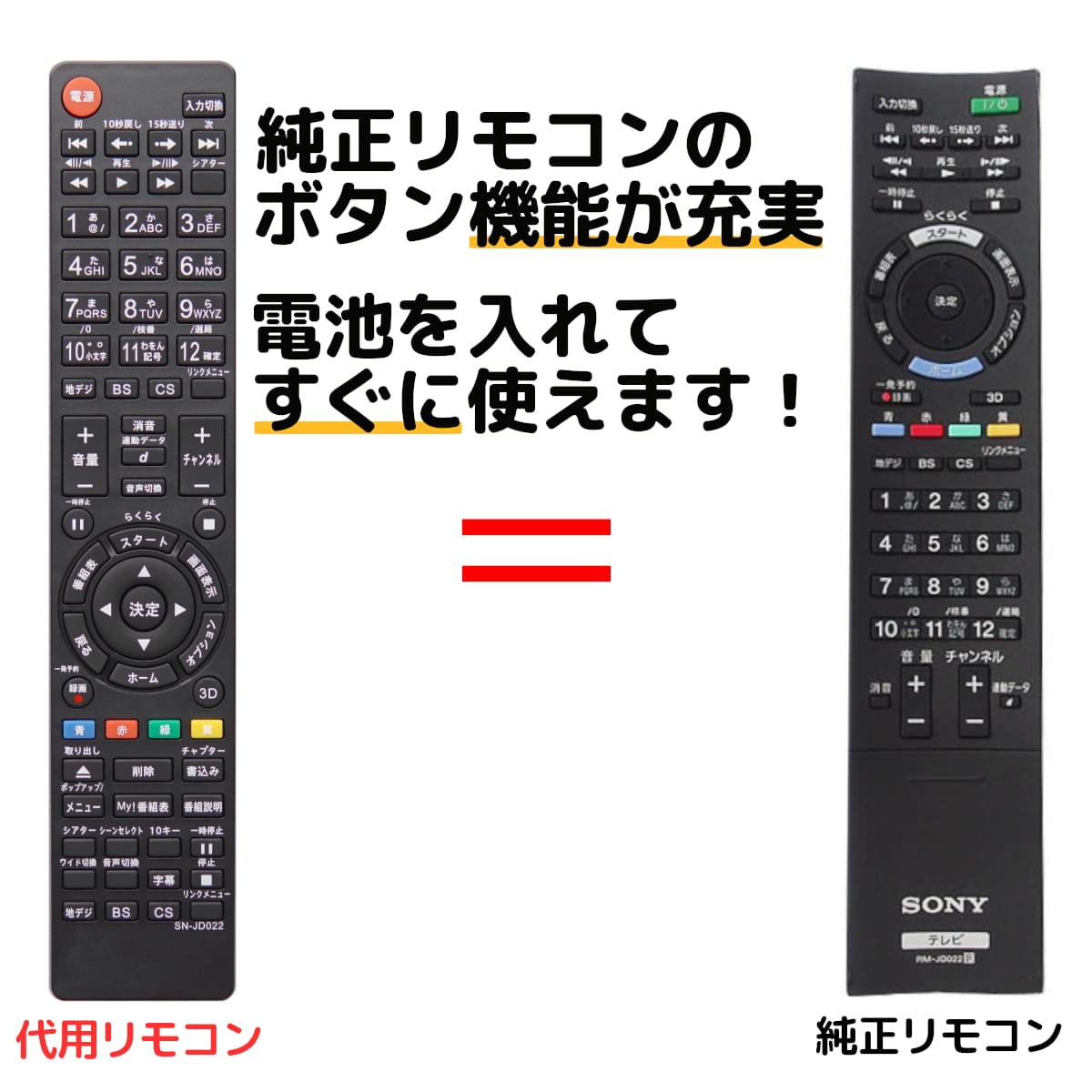 楽天市場】ソニー ブラビア テレビ リモコン RMT-TX102J KJ-32W700C KJ
