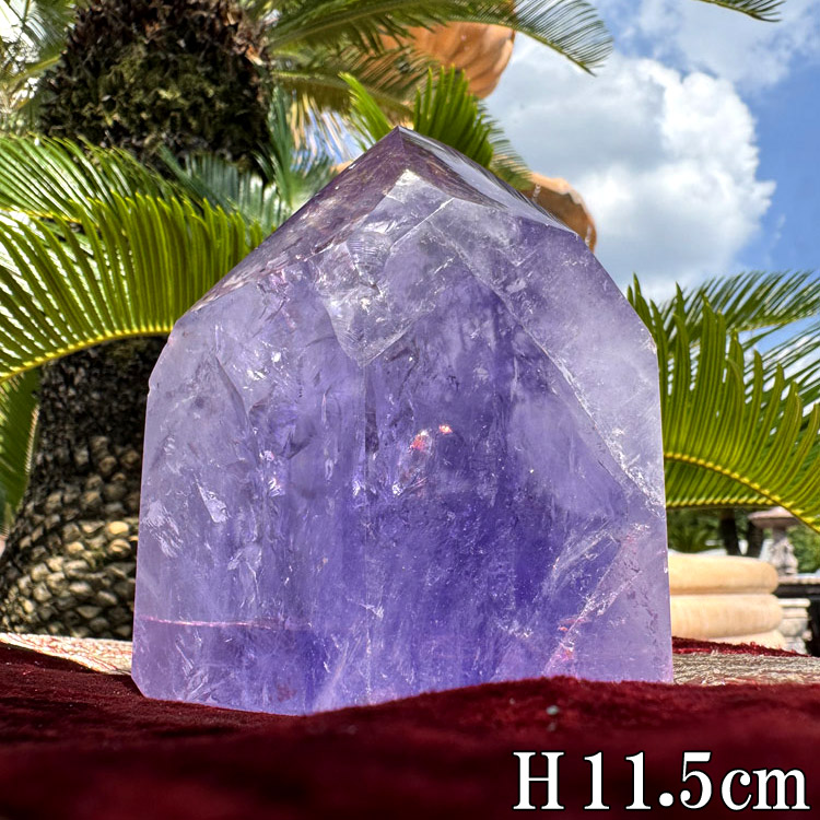 楽天市場】天然 アメジスト 紫水晶 一本剣 約1.35kg 高さ約11.5cm